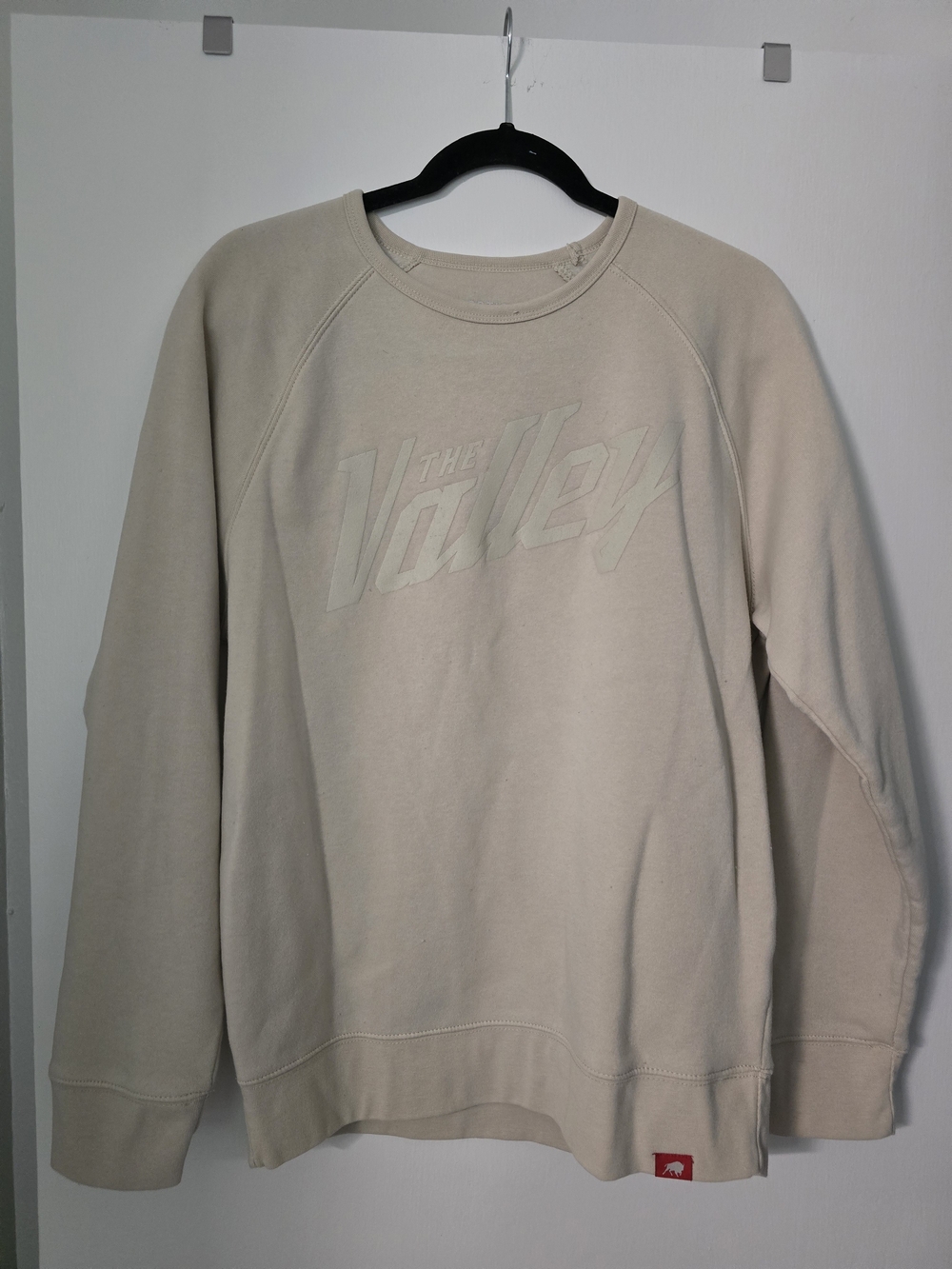 The Valley Men's Crewneck Sweater in Light Beige